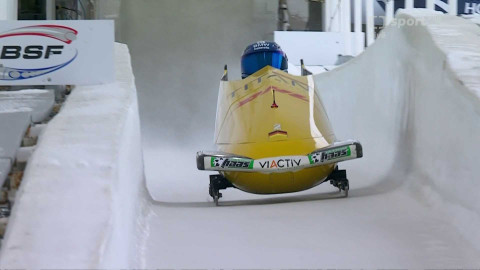 MS v jízdě na bobech a skeletonu 2025 USA - 2. kolo dvojbobu mužů