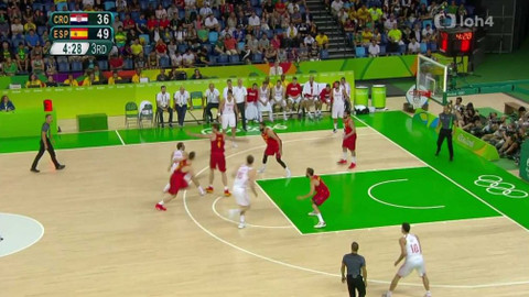 XXXI. letní olympijské hry 2016 Rio de Janeiro - Basketbal: Chorvatsko – Španělsko (muži)