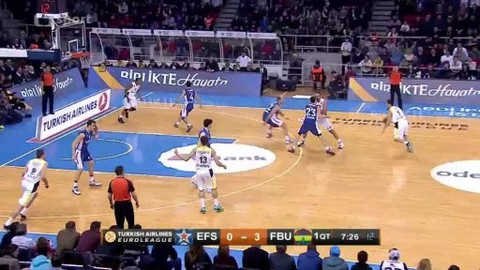 Evropská liga v basketbalu - Anadolu Efes Istanbul - Fenerbahce Ülker Istanbul