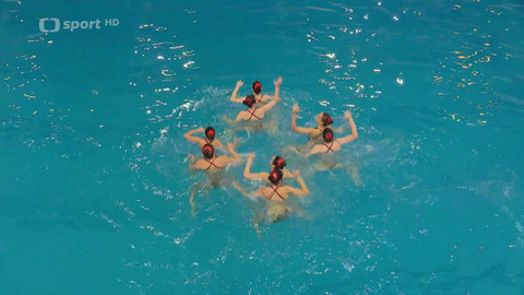 Plavání - Vánoční cena Prahy v synchronizovaném plavání
