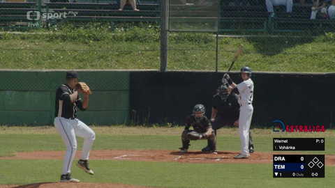 Česká baseballová Extraliga - Tempo Praha - Draci Brno