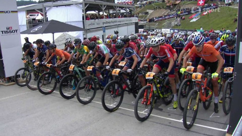 MS horských kol 2018 Švýcarsko - Cross country mužů do 23 let