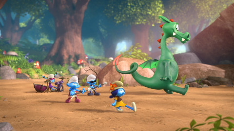 Šmoulové 3D - 9/52 Já chci draka