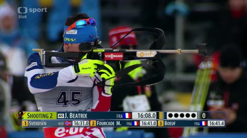 MS v biatlonu 2013 Česko - Sprint mužů na 10 km