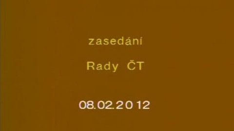 Jednání Rady České televize - 3. jednání Rady ČT v roce 2012