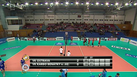 Volejbal - VK Ostrava - VK Karbo Benátky nad Jizerou