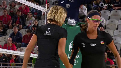 XXXI. letní olympijské hry 2016 Rio de Janeiro - Plážový volejbal: Německo - Itálie (ženy)