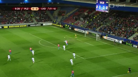 Evropská liga UEFA - FC Viktoria Plzeň - Olympique Lyon