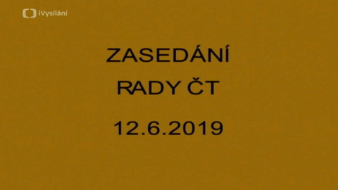 Jednání Rady České televize - 11. jednání Rady ČT v roce 2019