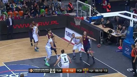 Evropská liga v basketbalu - PGE Turow Zhořelec - FC Barcelona