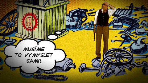 Sám v muzeu - První automobil