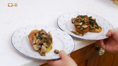 Draci v hrnci - Na houbovou bruschettu nalákáte i tetu