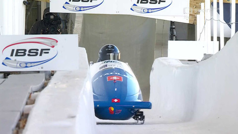 MS v jízdě na bobech a skeletonu 2025 USA - 3. kolo čtyřbobu mužů