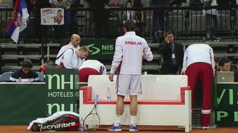 Davis Cup - Česko - Srbsko