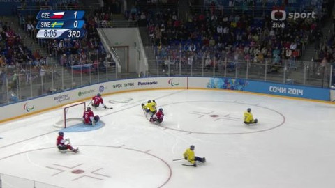 XI. zimní paralympijské hry 2014 Soči - Sledge hokej: Česko - Švédsko