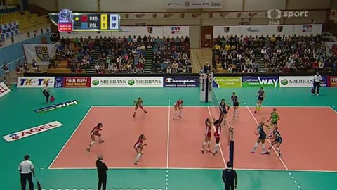 Liga mistrů ve volejbalu - VK Agel Prostějov - Chemik Police