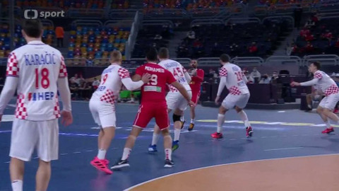 MS v házené 2021 Egypt - Chorvatsko - Bahrajn