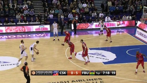 Evropská liga v basketbalu - CSKA Moskva - Fenerbahce Ülker Istanbul
