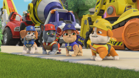 Rubble a jeho parta - Parta staví obří stánek s citronádou / Parta staví zelený most