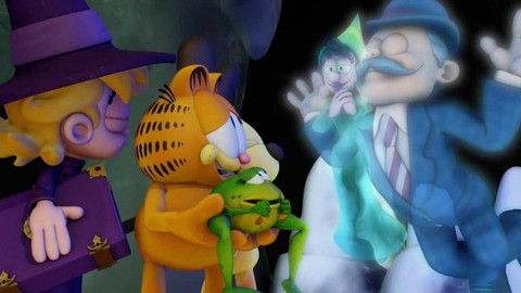 Garfieldova show - 9/54 Začarovaní – Závod s čarodějnicí