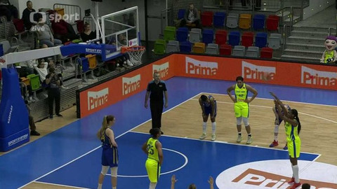 Evropská liga v basketbalu - ZVVZ USK Praha - Castors Braine