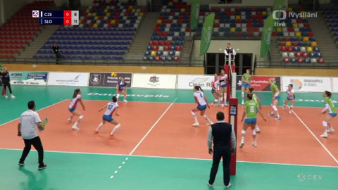 ME ve volejbalu žen 2021 - Česko - Slovinsko