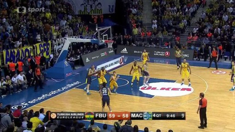Evropská liga v basketbalu - Fenerbahce Ülker Istanbul - Maccabi Electra Tel Aviv