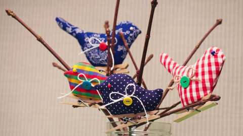 Déčko dílna - Ptáček na kolíčku