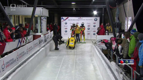 MS v bobech a skeletonu 2019 Kanada - 2. jízda dvojbobu mužů