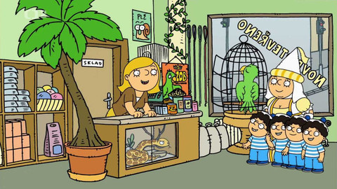 Čeština s Bílou paní - 5. Poplach v ráji