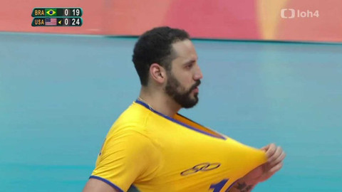 XXXI. letní olympijské hry 2016 Rio de Janeiro - Volejbal: Brazílie - USA (muži)