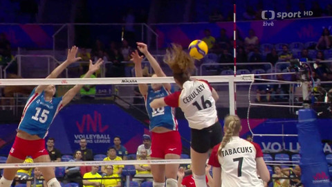 Volejbalová Liga národů - Česko - Německo