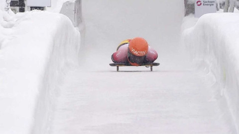 MS v bobech a skeletonu 2021 Německo - 2. jízdy závodu žen ve skeletonu