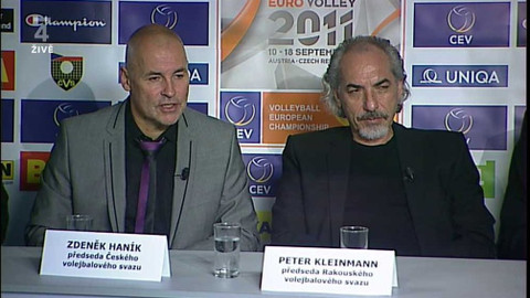 Volejbal - Tisková konference k ME ve volejbalu mužů 2011