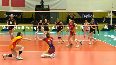 Zlatá evropská volejbalová liga - Rumunsko - Rakousko