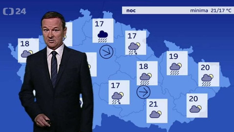Předpověď počasí - 22. června 2017 17:55