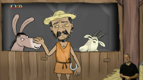 Čtení do ouška - Osel a koza