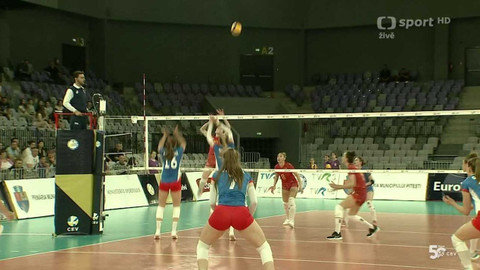 Zlatá evropská volejbalová liga - Rumunsko - Česko