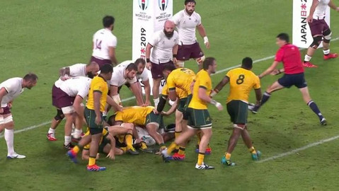 MS v ragby 2019 Japonsko - Austrálie - Gruzie
