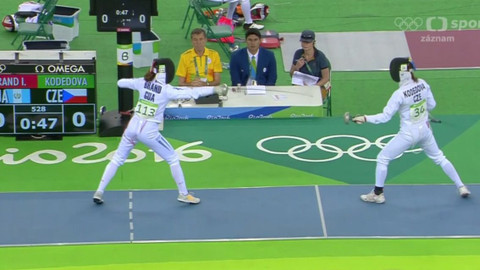 XXXI. letní olympijské hry 2016 Rio de Janeiro - Moderní pětiboj: Šerm (ženy)