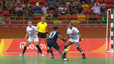 XXXI. letní olympijské hry 2016 Rio de Janeiro - Házená: Francie - Španělsko (ženy)