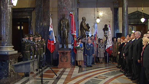 Pietní akt k výročí vzniku Československé republiky - Slavnostní shromáždění k 91. výročí vzniku Československé republiky