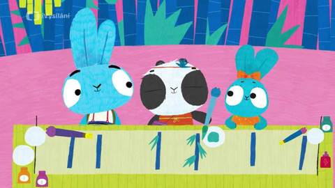 Stateční zajíčci - Narozeninový transparent