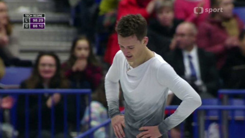 ME v krasobruslení 2017 Česko - Volné jízdy mužů