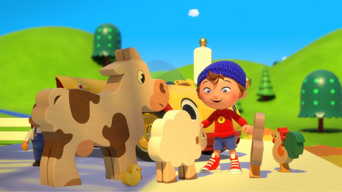 Noddy, detektiv v zemi hraček - Případ ztracené malé hračky, Případ poskakujícího autíčka