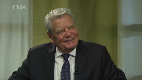 Mimořádné pořady ČT24 - Rozhovor s Joachimem Gauckem