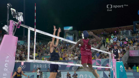 XXXIII. letní olympijské hry 2024 Paříž - Plážový volejbal: Cherif/Ahmed - Ahman/Hellvig