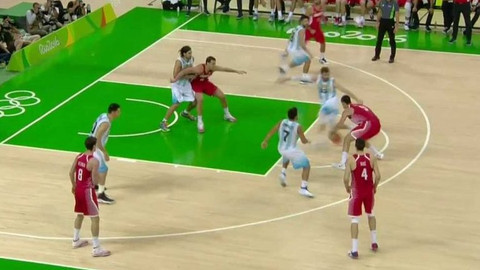 XXXI. letní olympijské hry 2016 Rio de Janeiro - Basketbal: Argentina - Chorvatsko (muži)