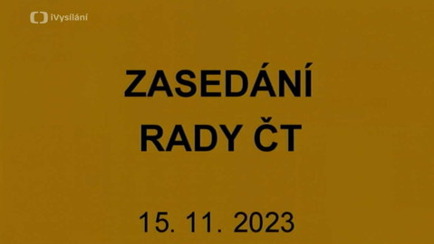 Jednání Rady České televize - 13. jednání Rady ČT v roce 2023