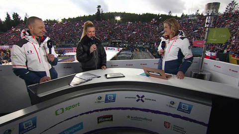 MS v biatlonu 2024 Česko - Studio ČT sport - Nové Město na Moravě